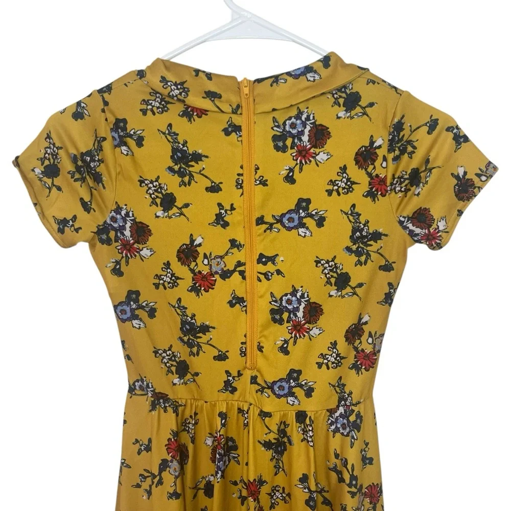 Weissman Showtime Under The Boardwalk 13036 Dance Costume floral print dress - Picture 8 of 8